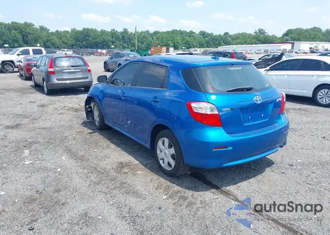 2009 Toyota Corolla Matrix z USA, uszkodzony, nr VIN 2T1KU40E39C006247